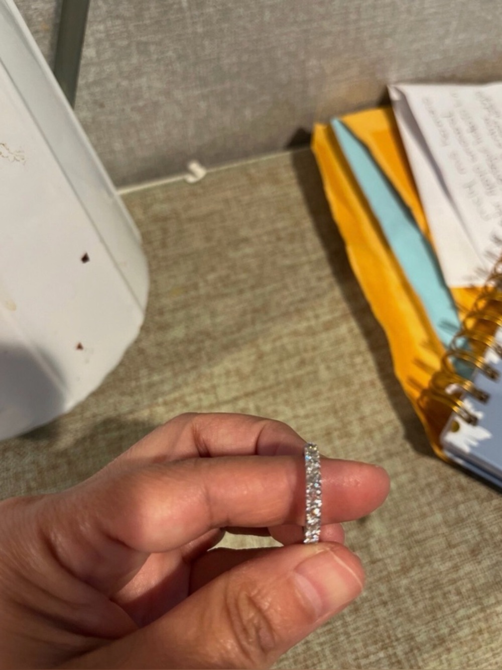 Diamond 14k White Gold Eternity Band Ring 2.00ctw